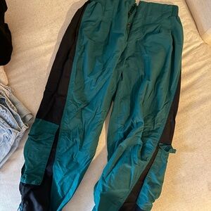 Free People Teal and Black Women’s Pants